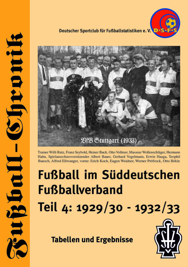 Fußball im Süddeutschen Fußballverband 1929 - 1933